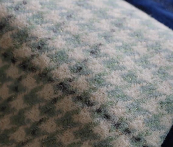 Houndstooth Wool fabric sold by yard