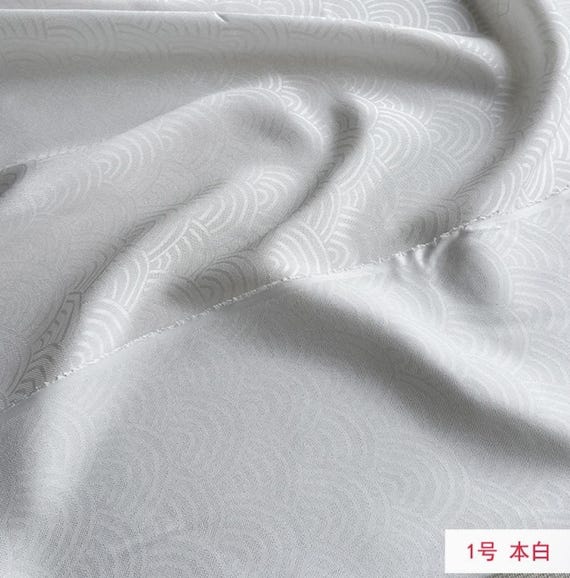Multi Color Options Jacquard silk fabric by the yard #HLW