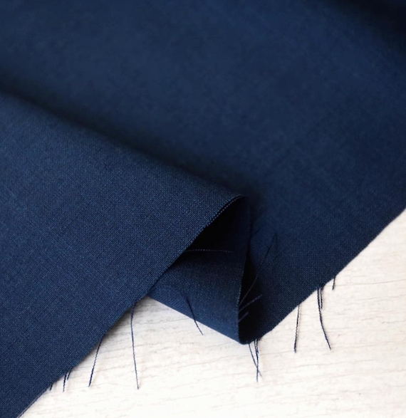 Worsted Wool fabric by the yard SUITING Fabric