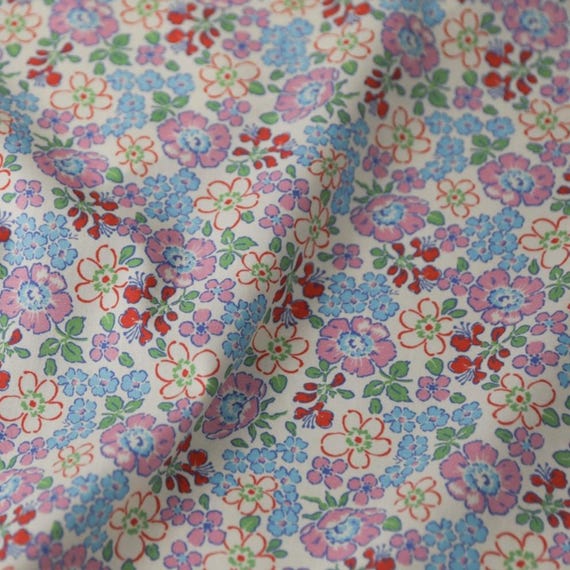 Floral Print cotton fabric by the yard