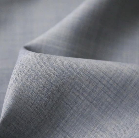 Worsted Wool fabric by the yard