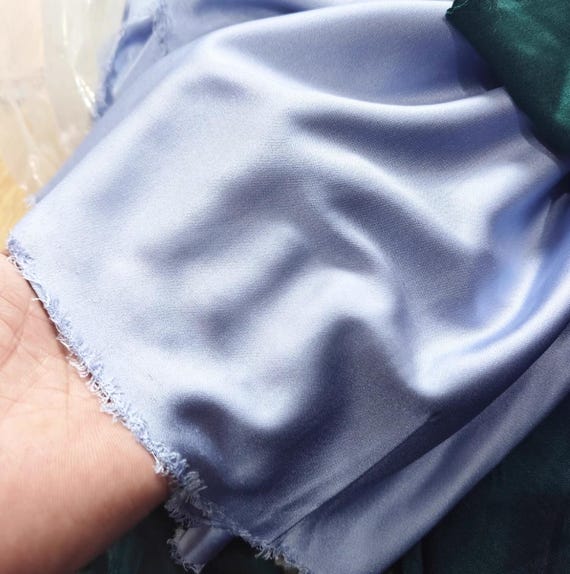 Knit silk fabric by the yard