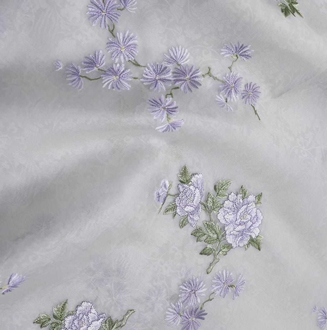 Multicolor Organza Plaids Fabric JM-5004/1075 main image 1