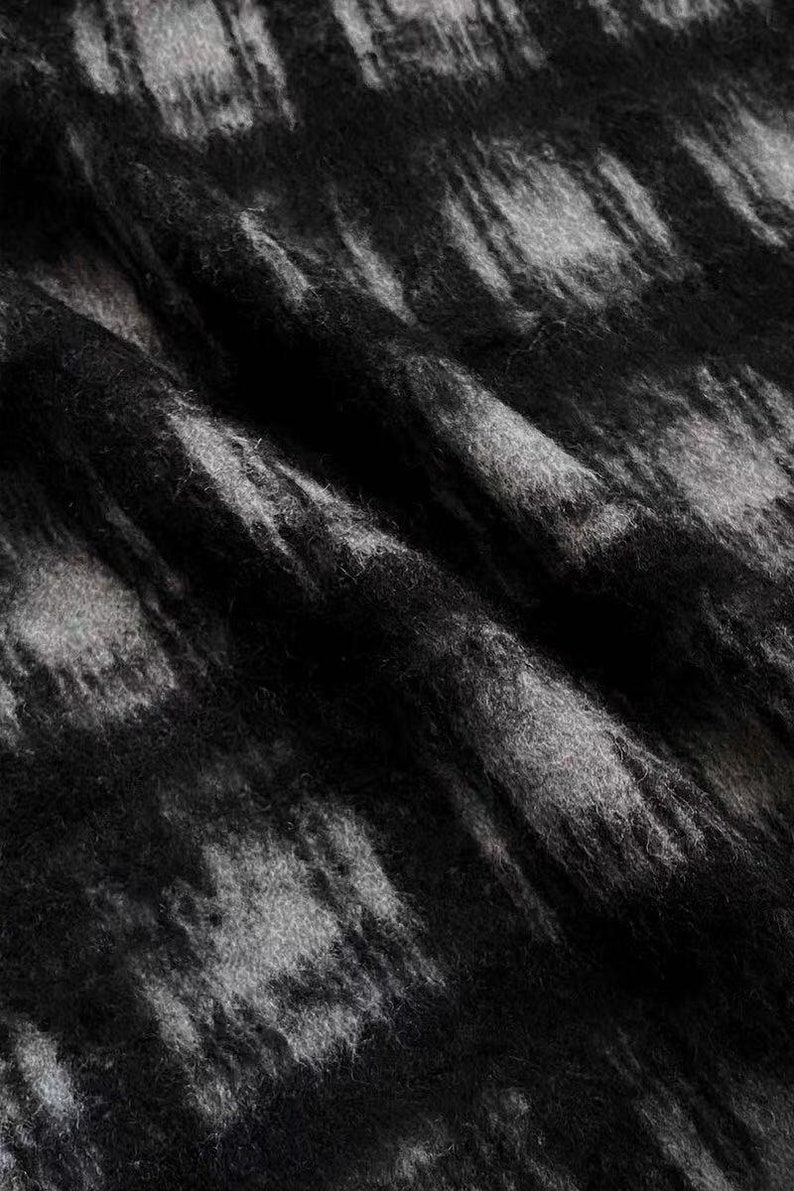 Mohair Wool fabric by the yard Etsy