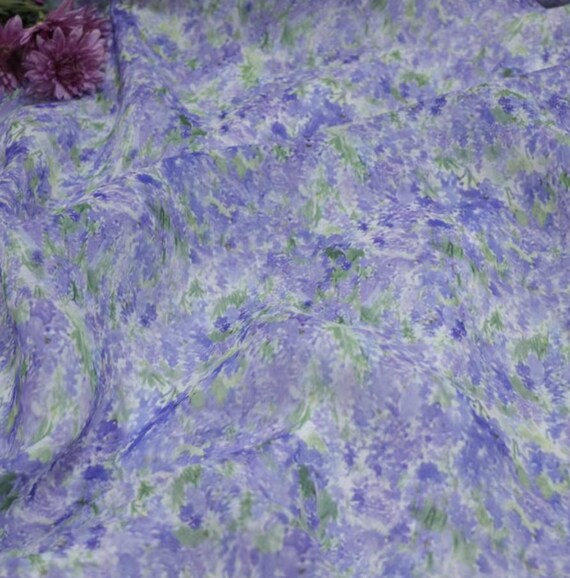 Print ramie fabric by the yard for blouses, dresses,  skirts, clothes fabric