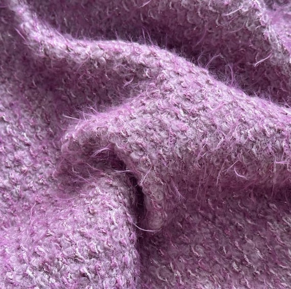 Mohair wool fabric by the yard