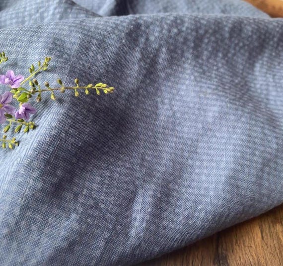 Textured Linen fabric by the yard