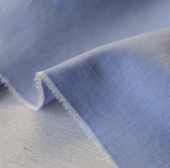 Twill linen fabric by the yard