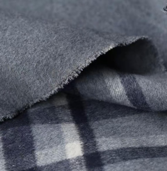 Double Sided Wool Fabric by the yard
