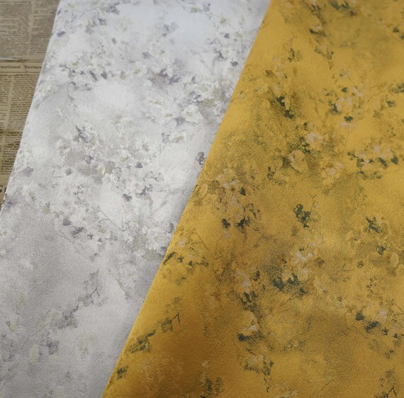 Jacquard brocade fabric by the yard