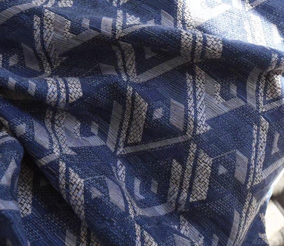 Extra Wide Jacquard Linen Fabric by the yard - 280cm Wide