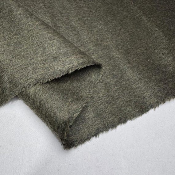 Double Faced Alpaca Wool fabric by the yard