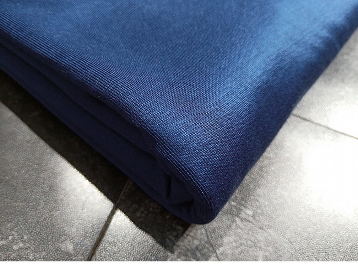 Knit silk jersey fabric by the yard Etsy