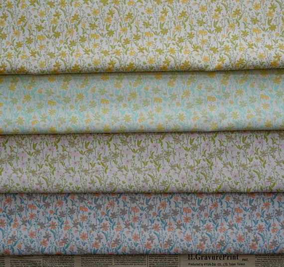 Jacquard floral brocade fabric by the yard