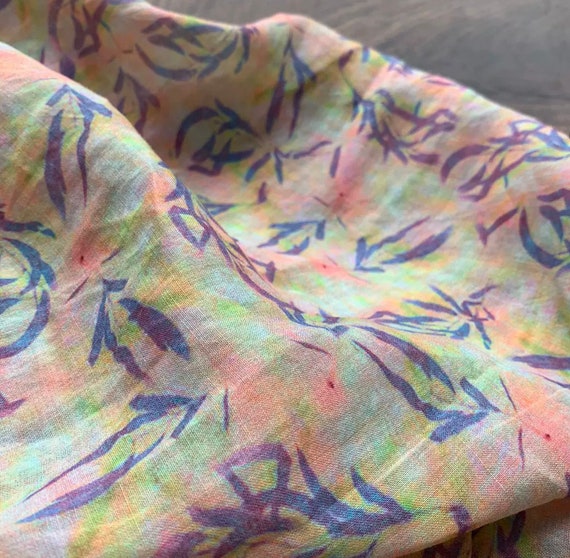 Print ramie fabric by the yard