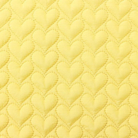 Embroidered Textured quilted padded fabric by the yard