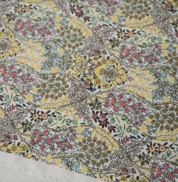 Floral Print cotton fabric by the yard