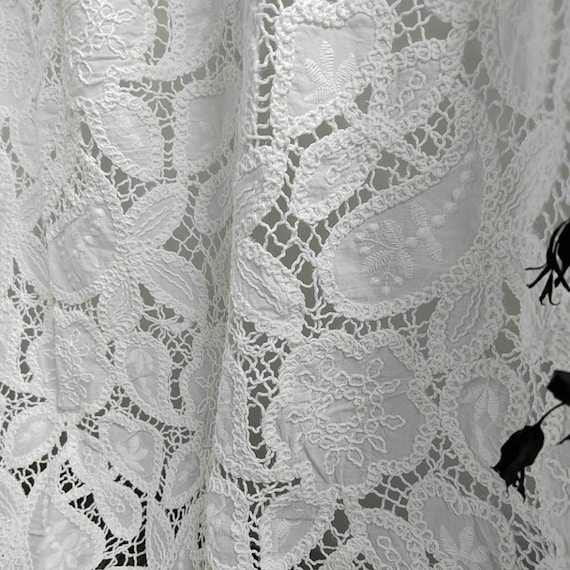 Embroidery cotton fabric By the yard