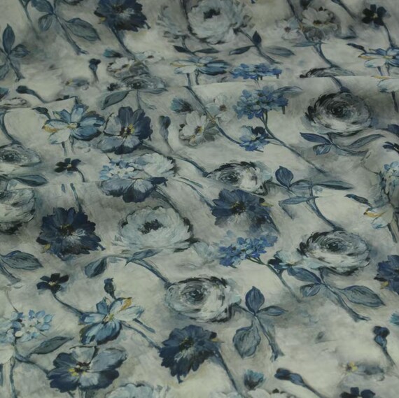 Print ramie fabric by the yard