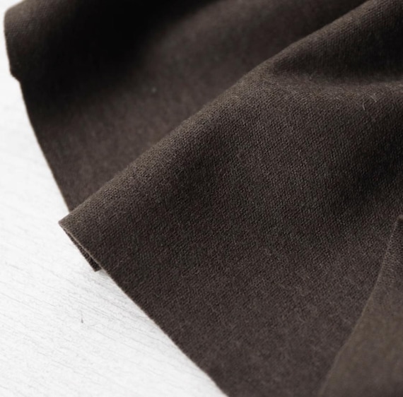 Knit wool fabric by the yard