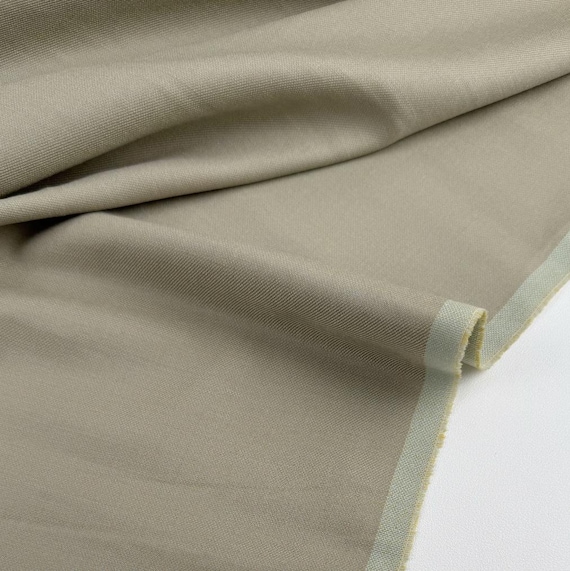 Worsted Wool fabric by the yard