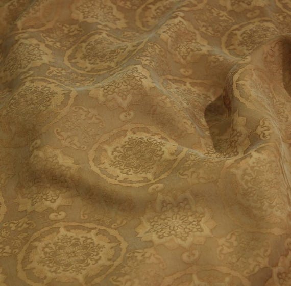 Jacquard cupra fabric, Jacquard cupro fabric by the yard