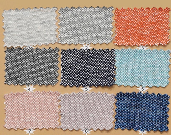 260gsm Knit linen fabric by the yard