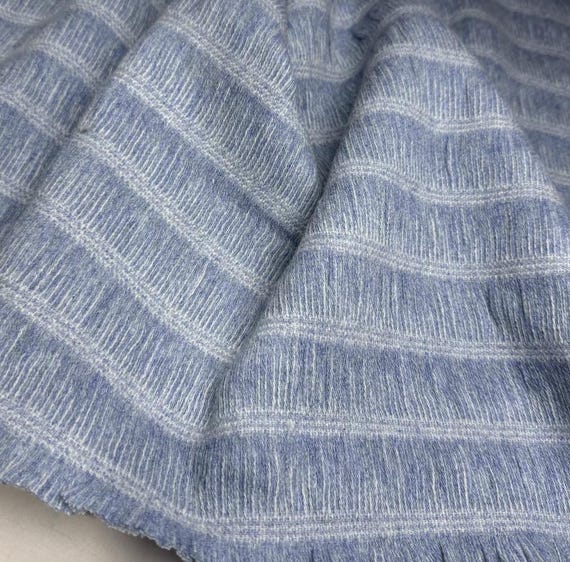 Tassel wool fabric by the yard