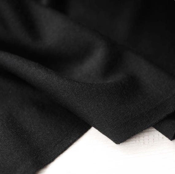 Knit wool fabric by the yard