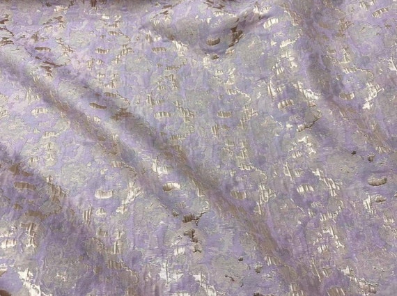 Jacquard brocade fabric by the yard