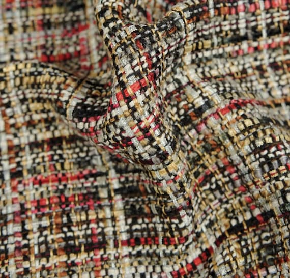 Tweed fabric by the yard