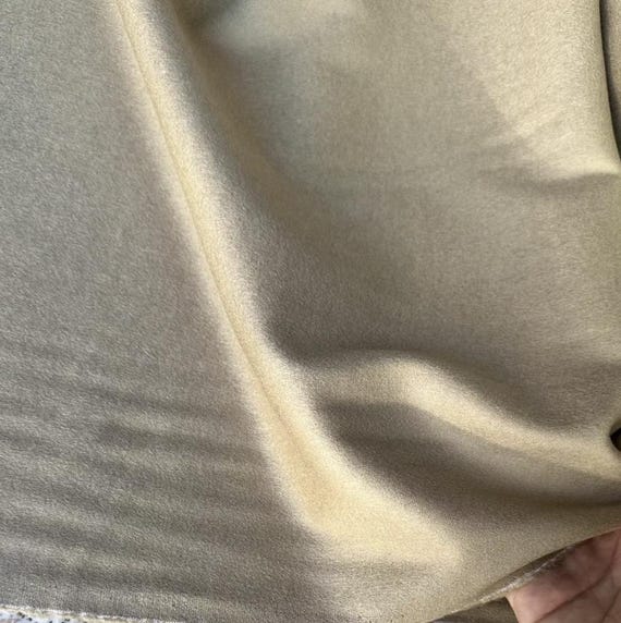 Cashmere wool silk fabric by the yard