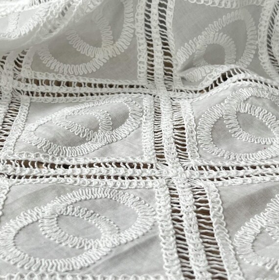 Embroidery cotton fabric By the yard