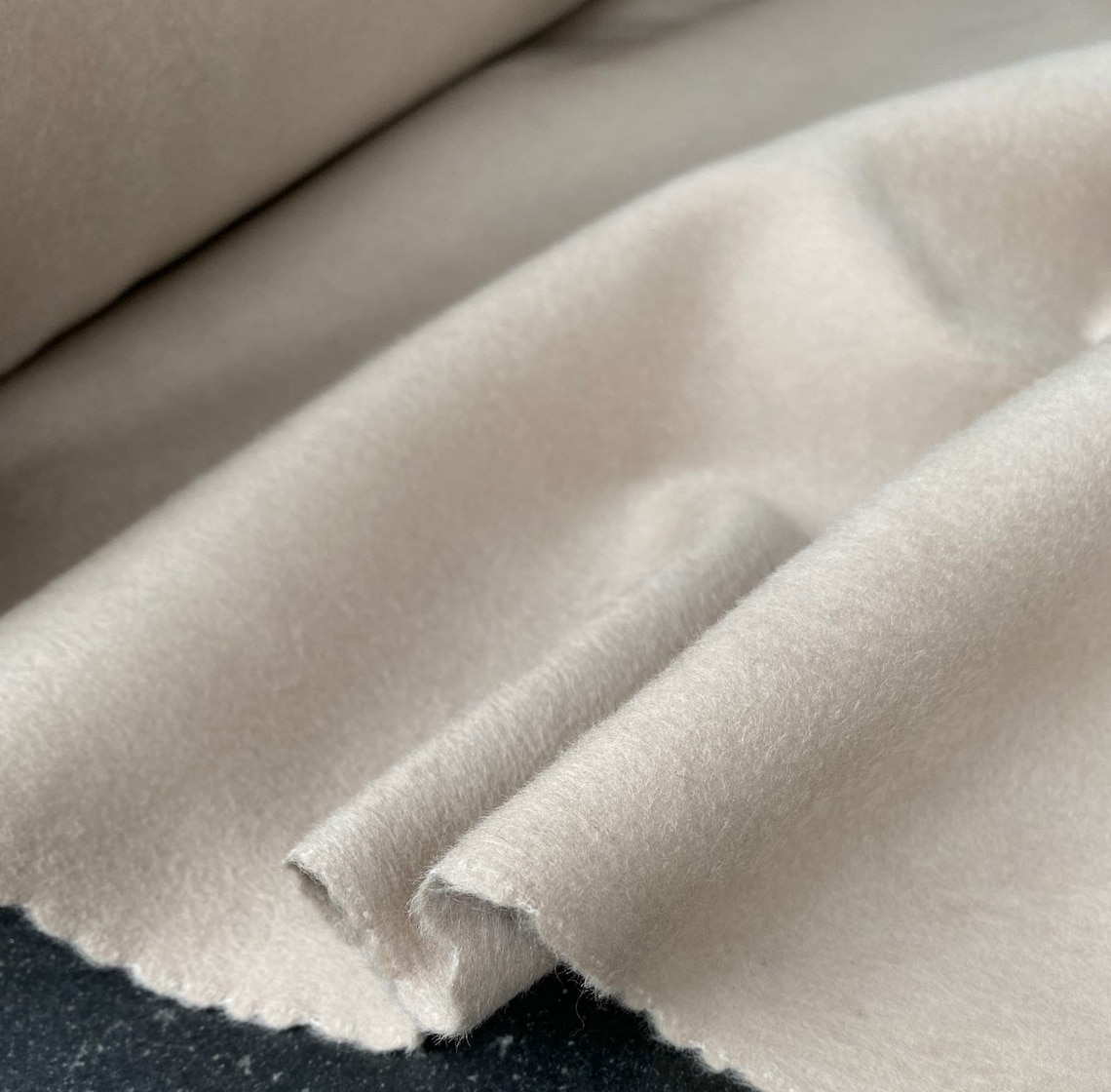 Cashmere wool fabric by the yard Etsy