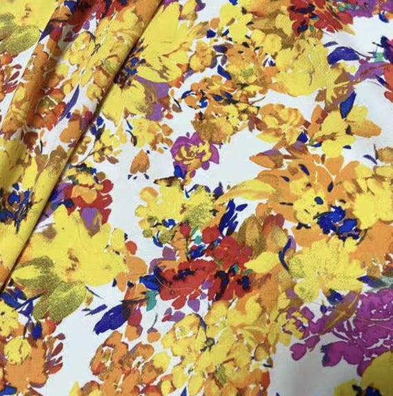 Print viscose fabric by the yard