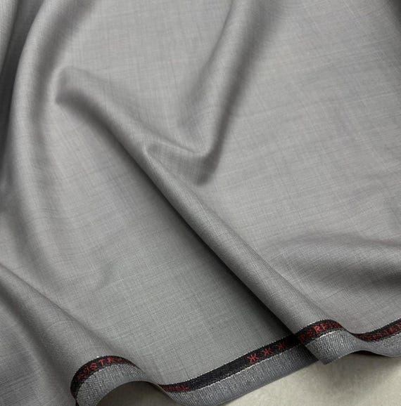 Worsted Wool fabric by the yard