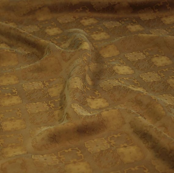Jacquard cupra cupro fabric by the yard