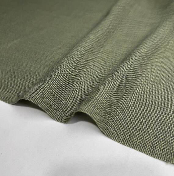 Worsted wool fabric by the yard