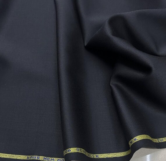 Worsted Wool fabric by the yard