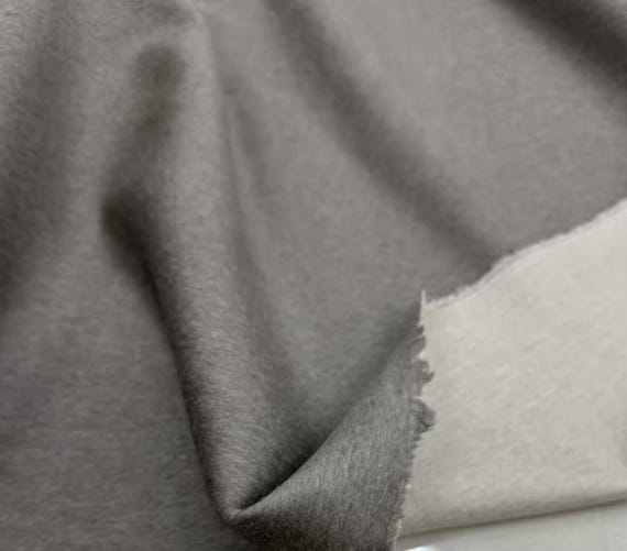 Cashmere wool silk fabric by the yard