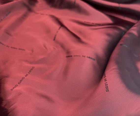 Bemberg cupra fabric, Jacquard cupro lining fabric by the yard
