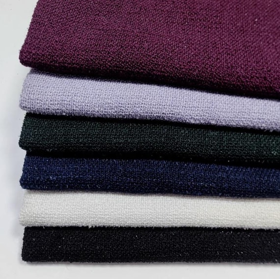 Tweed wool fabric by the yard