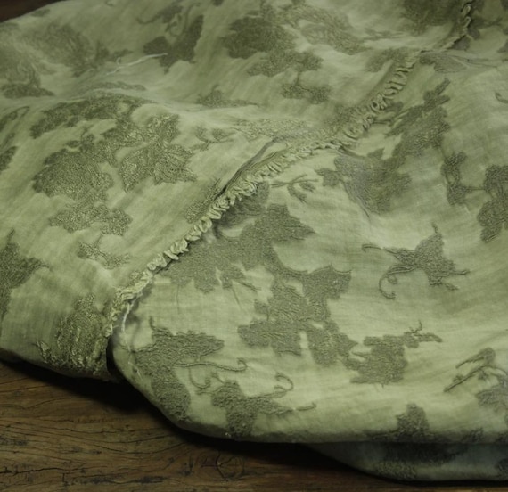 Special dyed linen fabric, Jacquard linen fabric by the yard