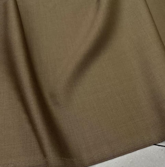 Worsted Wool fabric by the yard