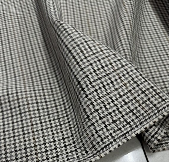 Houndstooth fabric dress coat blazer fabric suiting fabric by the yard