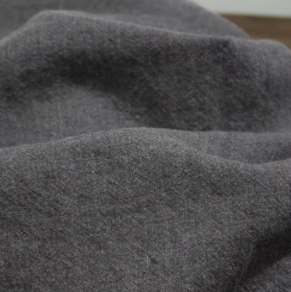 Yarn Dyed Wool linen fabric by the yard