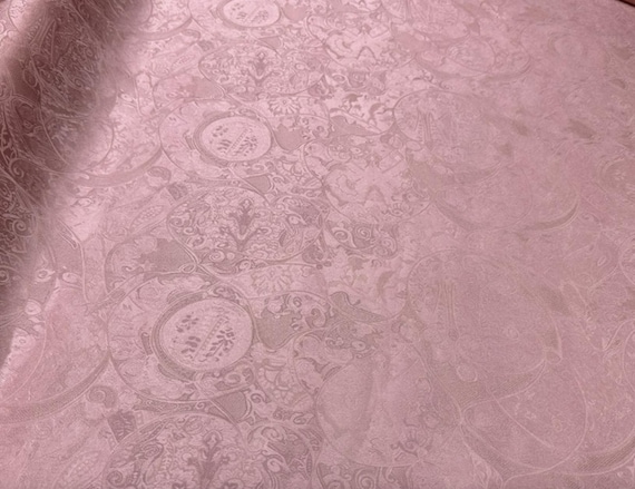 Jacquard silk fabric by the yard