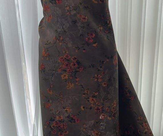 Gambiered silk fabric by the yard