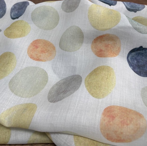 Print ramie fabric by the yard