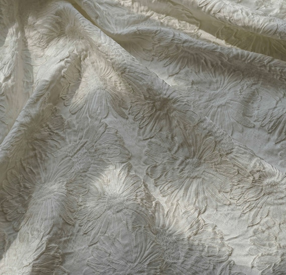 Jacquard brocade fabric by the yard